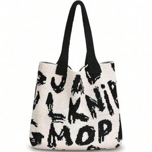 Crochet Beach Bags For Women Large Tote Bag Aesthetic Handbag Shoulder